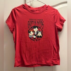 South Park Kids Red Graphic T-Shirt